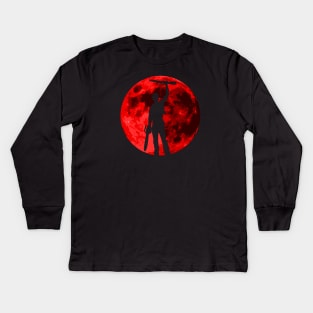 Evil Moon Kids Long Sleeve T-Shirt